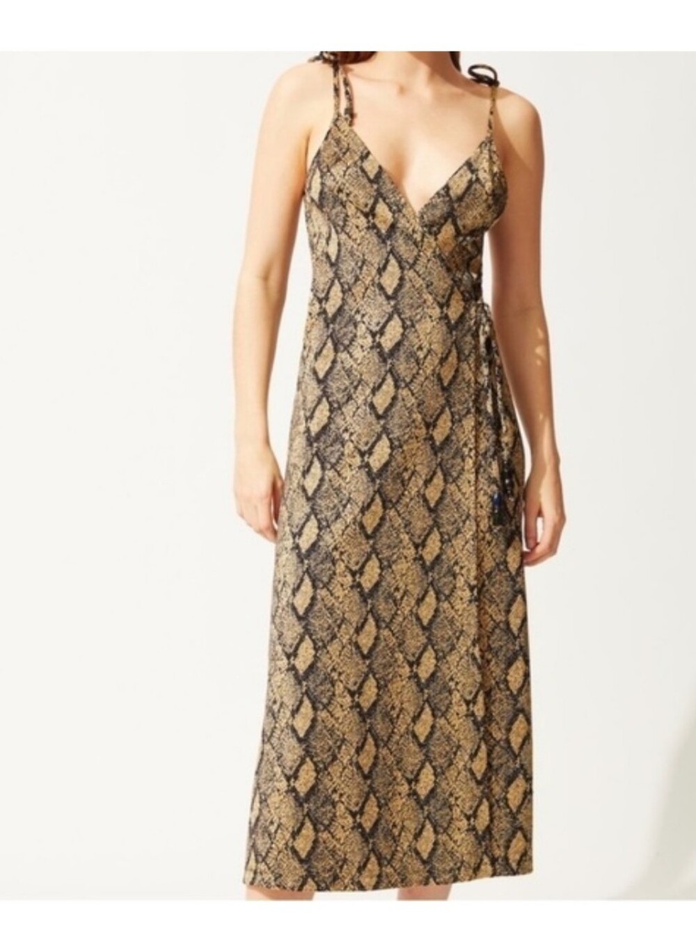 Solid & Striped Snake Skin Dress